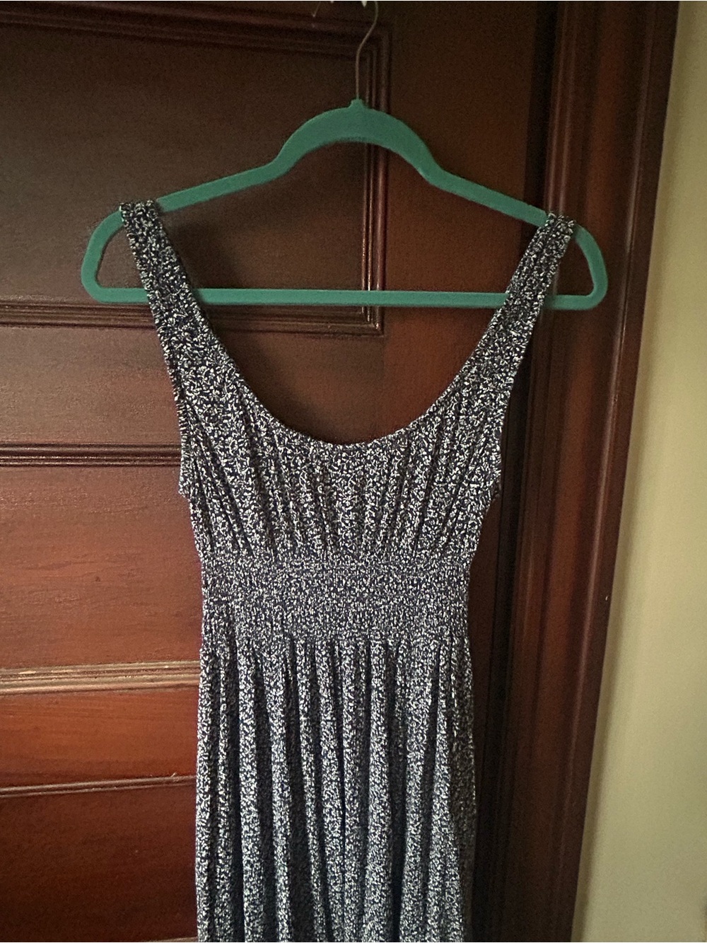 Faherty Sunseeker Midi Dress in Navy Riverton Ditsy Floral Small Beachy Boho EUC - Picture 6 of 7